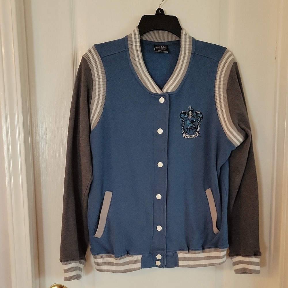 Warner Bros. Harry Potter Ravenclaw Blue Varsity Jacket Size XL